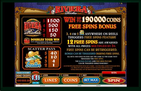 riviera riches|Riviera Riches Slot Review .
